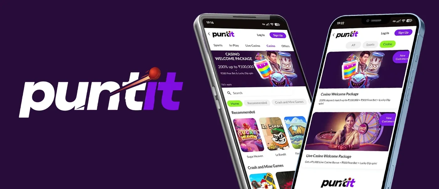 Puntit Casino App Screenshot